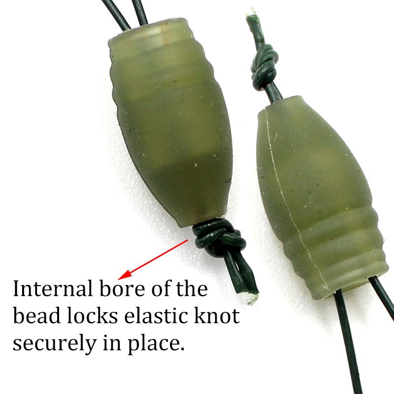 30Pcs Pole Elastische Connectors, Maat L S Karper Grof Wedstrijd Methode Feeder Visgerei Tool