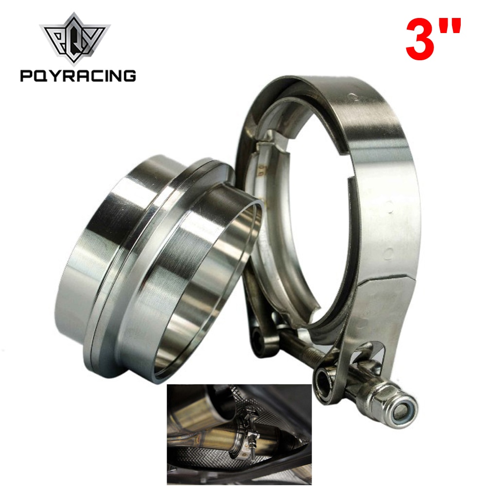 Pqy-3 "Sus 304 Staal Roestvrij Uitlaat V Band Klem Flens Kit V-Band Vband Mannelijke Vrouwelijke PQY5243