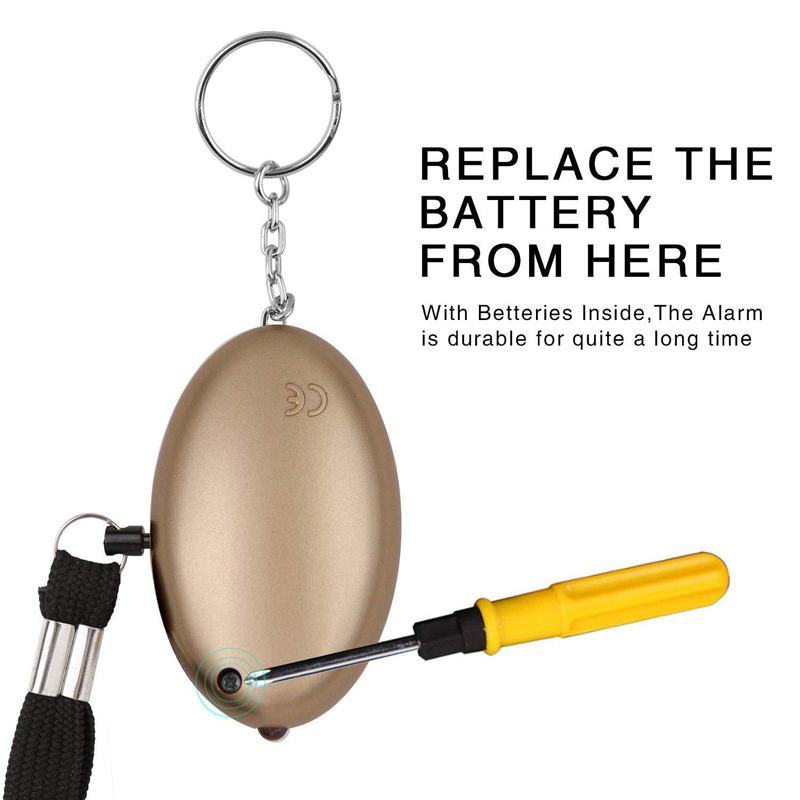 Safe Sound Personal Alarm, 5 Pack 140DB Personal Security Alarm Keychain with LED Lights, Emergency Safety Alarm for Women, Men,