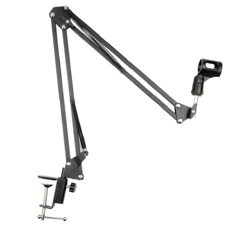 Supporto da tavolo regolabile con supporto per braccio a forbice con braccio a sospensione per Logitech Webcam C922 C930E C930 C920 C615