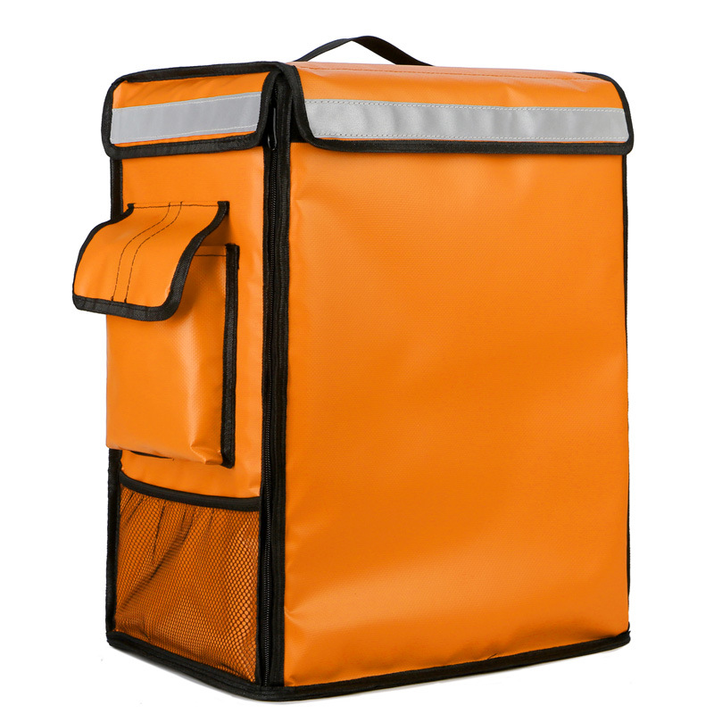 Insulated Pizza Backpack, Large 42L Food Backpack Reusable Thermal Bag Foldable Thermal Pack Lunch Warmer Bag