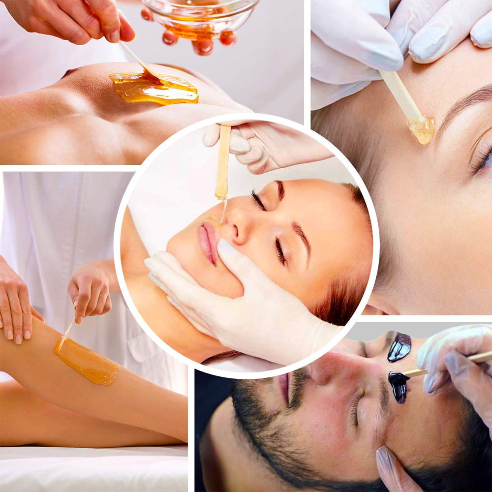 200/400 Uds palitos de cera cara suave cejas espátulas de cera aplicador de depilación de madera desechable espátulas herramienta de belleza corporal