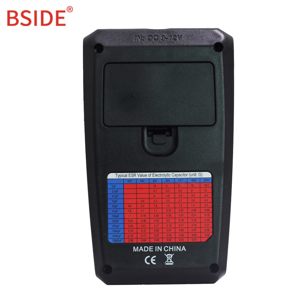 BSIDE ESR02PRO Digital Transistor SMD Components Test Multimeter Capacitance Diode Triode Inductance Multimeter Tester