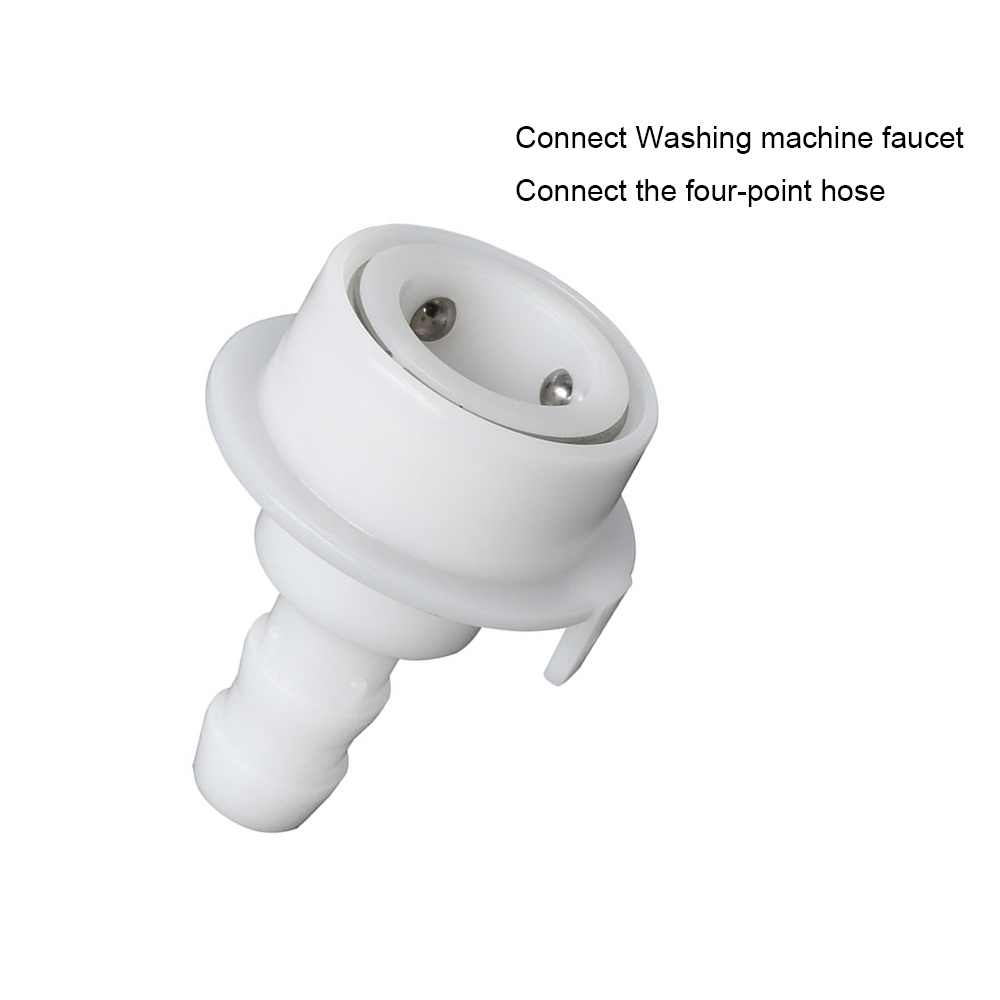 2pcs Universal Water Faucet Quick Connector Washing Machine Parts for 4-Point Hose Adapter Connector Kitchen Appliances