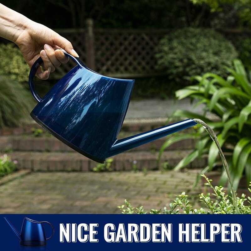 1.5L Watering Can with Long Nozzle, Can Be Suitable for Indoor and Outdoor Watering Plants and Potted Flowers, Blue
