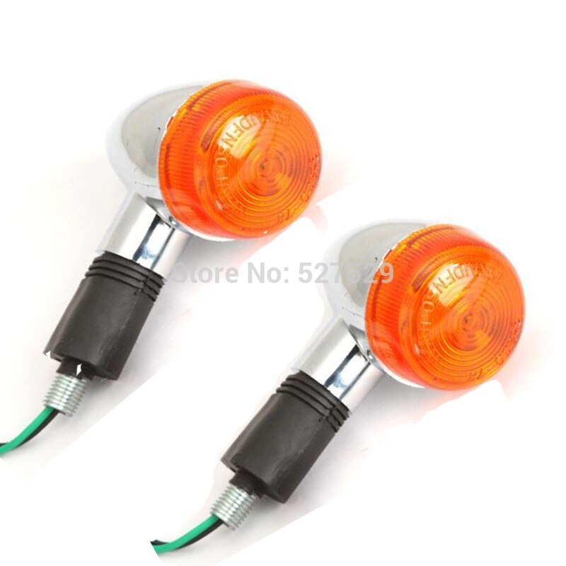 Luces Intermitentes ámbar para motocicleta, lámpara para Honda Shadow VT Spirit Velorex Deluxe, 600, 750, 800, 1100, 2 uds.