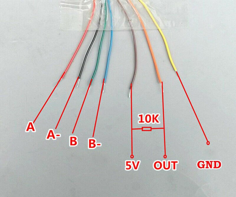 1.8 Degree 35MM 2-Phase 4-Wire Tiny Precision Stepper Motor Stepping Motor 33mm long shaft Hall Encoder 3D Printer CNC Robot