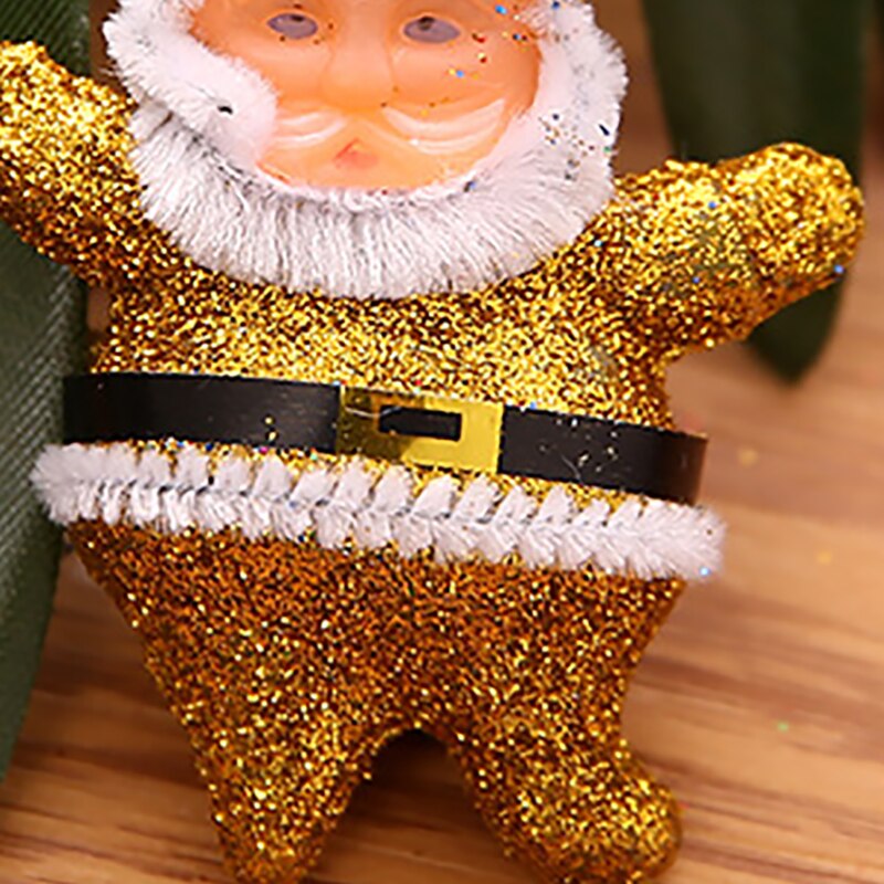 6 stuks kerstman hanger vrolijke kerstversiering voor thuis kerstboomversieringen jaardecoratie festival feestartikelen