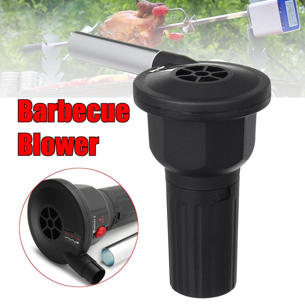 BBQ Barbecue Air Blower Motor Grill Hand Fan Elect... Grandado