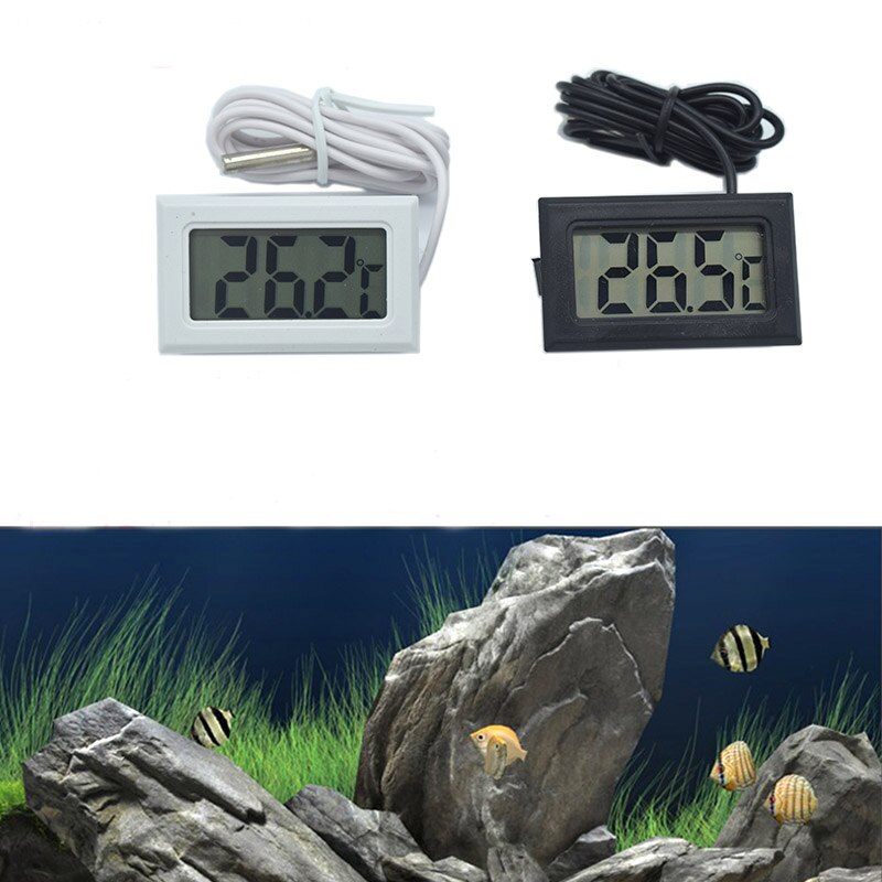-50~110 degree Mini LCD Digital Thermometer for Freezer Temperature Refrigerator Fridge Thermometer indoor outdoor Probe 1M 2M