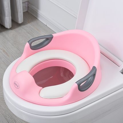 Baby rejse sammenklappelig pottesæde lille barn bærbart toilet træningssæde børn pinico urinal pude børn gryde stol pad / mat: Lyserød