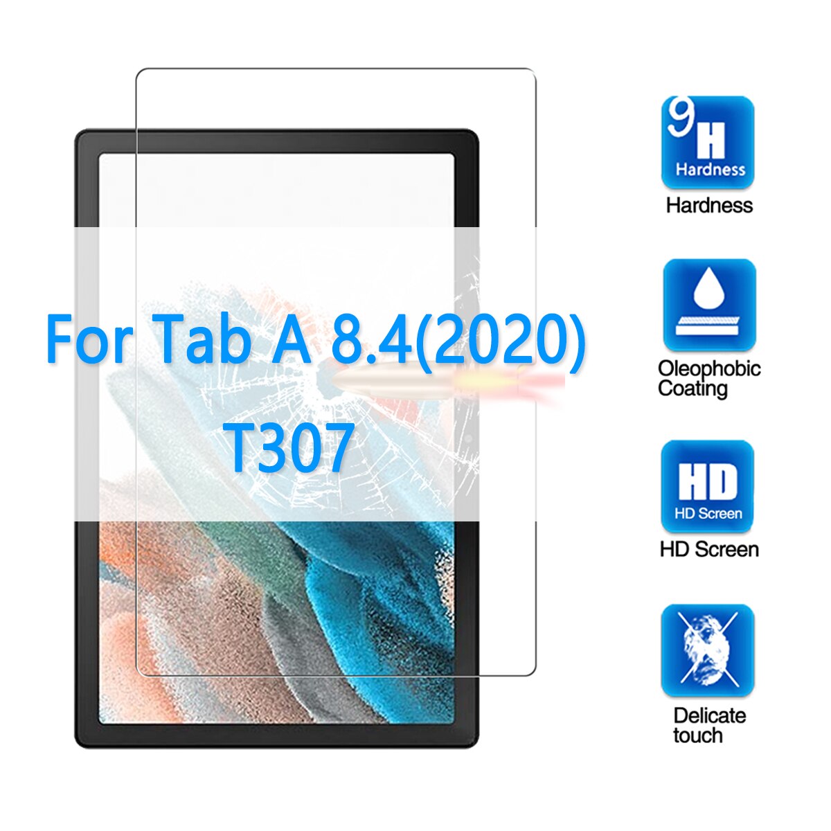 Gehard Glas Voor Samsung Galaxy Tab A7 Lite 8.7 Een 8.4 A8 10.5 Tablet Screen Protector Voor Galaxy tab S6 Lite S5E A6: For Tab A 8.4 2020