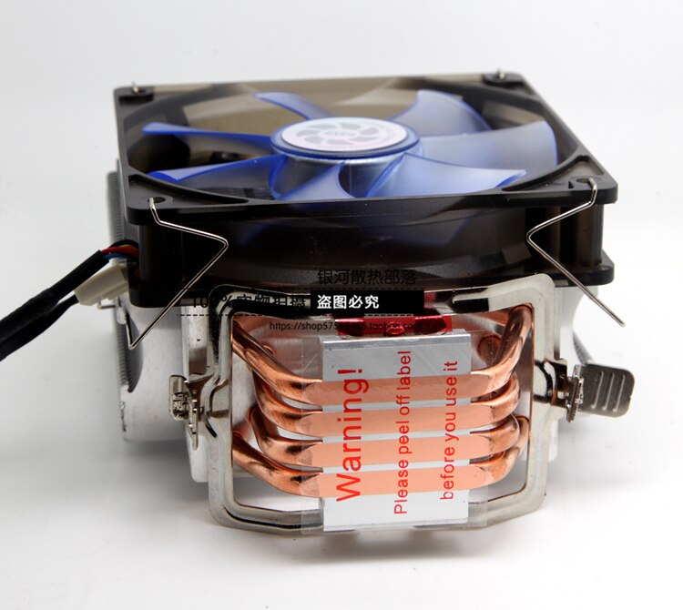 Avc 4 Koperen Buis Radiator, 12Cm Fan, Ondersteunende 775 1151 1156 1155 1150 Amd Platform