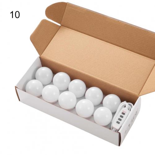 Self-adhesive Makeup Light Uniform Light 9 Levels Adjustable LED Light for Makeup Mirror DIY LED Vanity Mirror Fill Lamp: 10