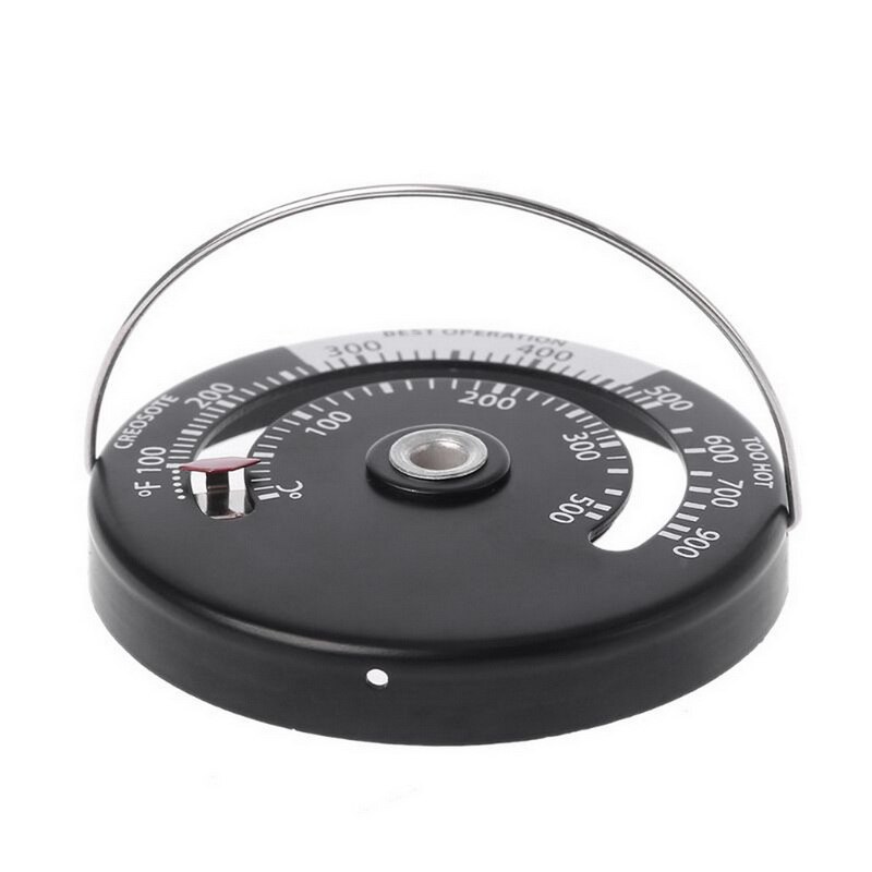 Termómetro magnético de estufa de madera, ventilador para hogar, termómetro de cocina, sensibilidad del hogar, herramienta para horno de barbacoa, triangulación de envíos
