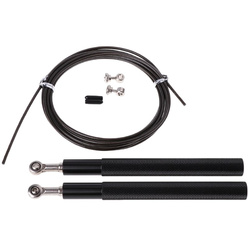 Corde à Sauter Réglable Professionnelle - Roulements à Billes 360° Ultra-rapides - Pour Fitness, Boxe, Double Sauts - Homme/Femme/Enfant - 7