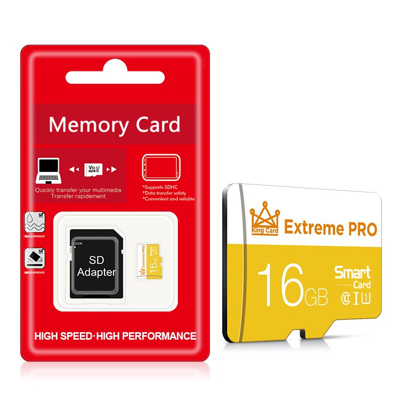 Micro SD Class 10 32GB Memory Card SDXC 128GB 64GB SDHC 32GB/16GB U3 U1 micro sd card TF cards Memory flash Microsd card: 16GB