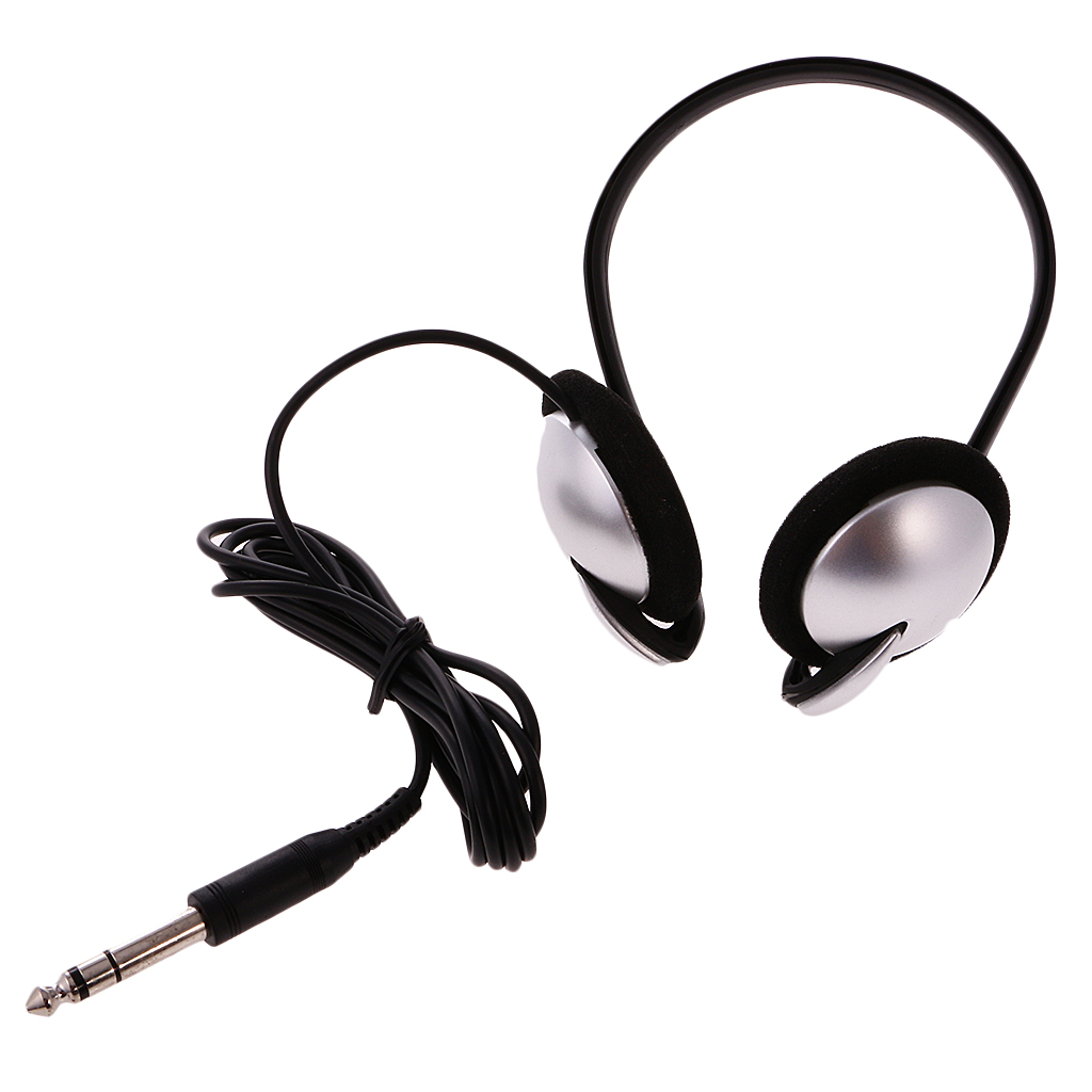 6.3mm plugger studio hodetelefoner dj stereo hodetelefoner studio monitor gaming headset for tv telefoner pc elektronisk piano headset