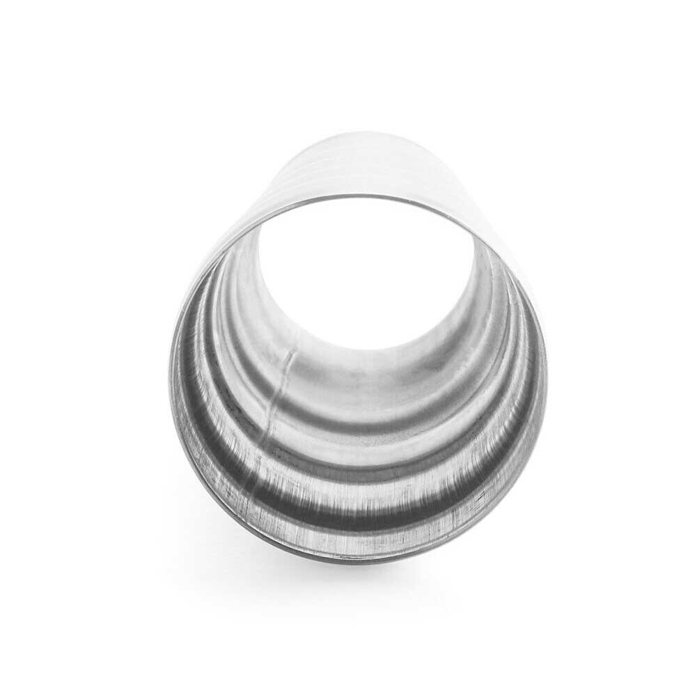 Reductor del tubo conector Universal 5 Paso accesorios fácil de instalar tubo cono reemplazo de escape de acero inoxidable adaptador