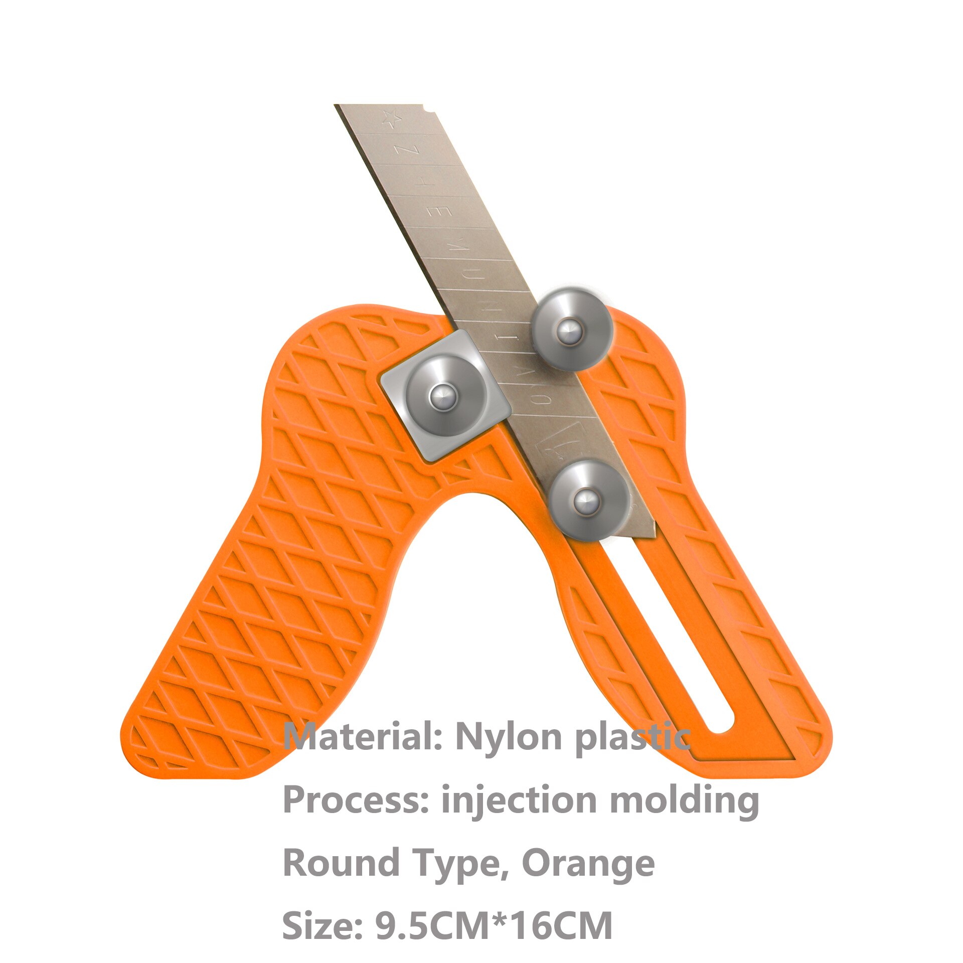 Edge Trimmer Knife Sealing Strip Hand Trimming Edger Multifunction Deburring Tool Woodworking Handwork Scraping PVC Strap Knife: Round Orange