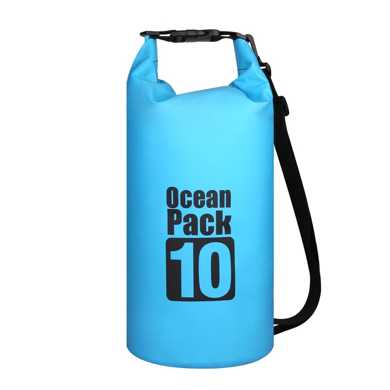 10L Waterproof Water Resistant Dry Bag Sack Storage Pack Pouch Swimming Outdoor Kayaking Canoeing River Trekking Boating: 10L Sky Blue