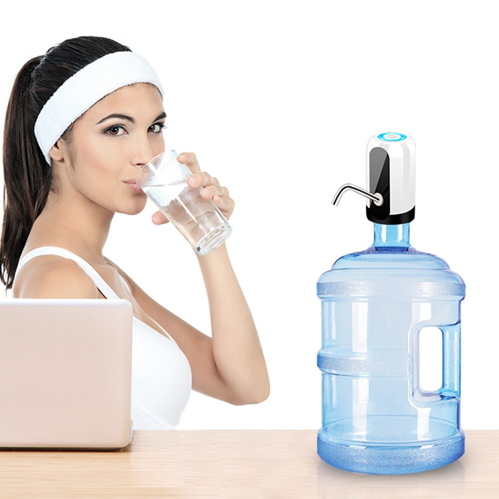 Automatic Water Dispenser Bottled Water LED Wireless Water Dispenser Electric Water Pressure Water Dispenser USB Household