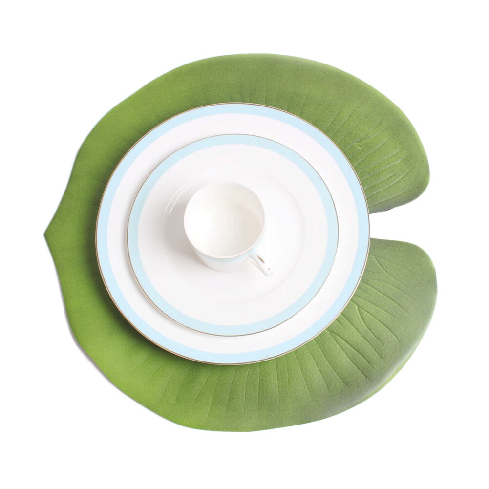 Artificial Plant Leaf EVA Waterproof Insulation Pad for Home Table Decoration SNO88: 6