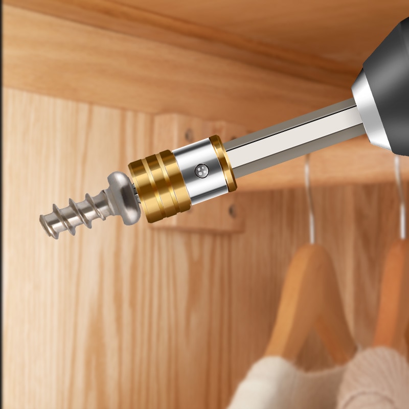 Multi-Function set electric screwdriver electric drill head send strong magnetic ring Drill drill bit