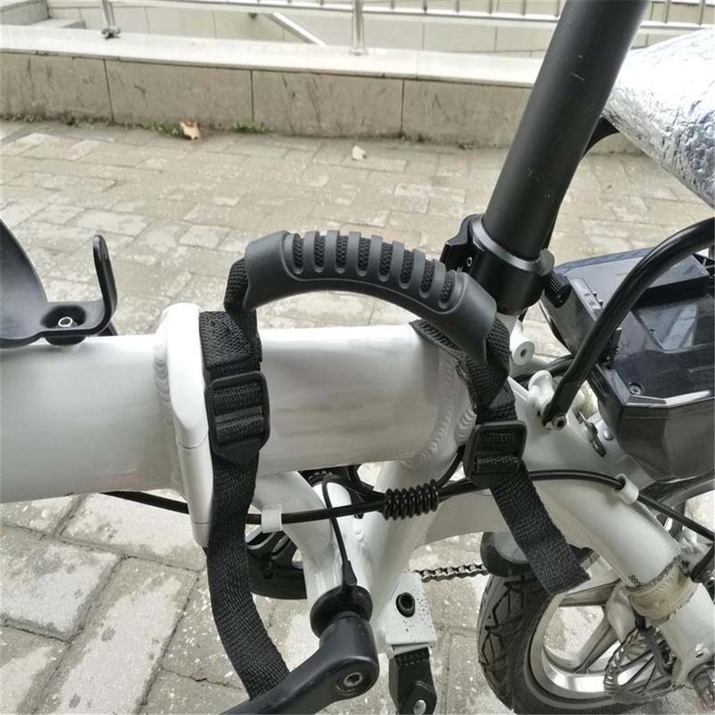 Asa de transporte de cuero para bicicleta, accesorios de ciclismo, equipo