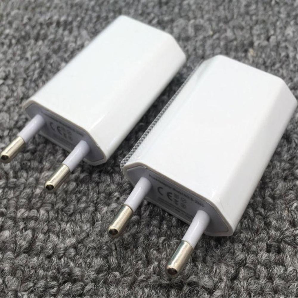 Drikkbar usb-havn hurtigladeruttak 5v 1a usb Europa veggladeradapter til iphone 7/6s/6s Plus /6 Plus
