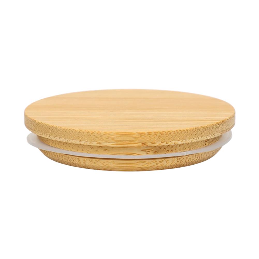 52/62/72/80/90/100mm ronde houten deksels voor weckpotten, flessen, inmaakpotten, bewaarpotten, siliconen afsluitdop, houten deksel met brede opening, herbruikbaar deksel: Blauw