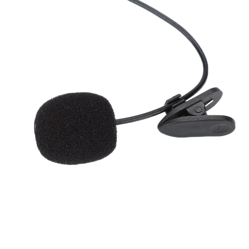 FAST SHIP! External Clip-on Mini Professionals 3.5mm Jack Clip-on Lapel Microphone Mini Mic For PC Laptop Lound Speaker