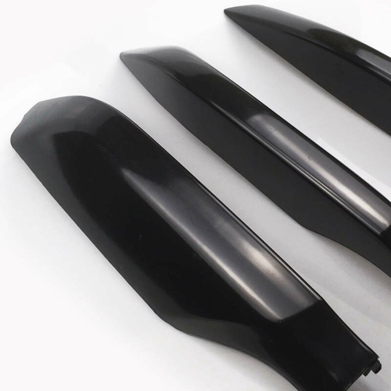 4 Stks/set Zwart Abs Auto Imperiaal Cover Einde Rail Shell Bescherm Voor Toyota Prado FJ150