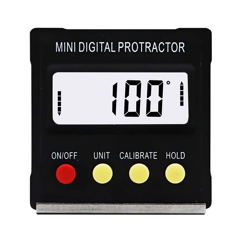 4*90 Degree Mini Digital Protractor Inclinometer Electronic Level Box Magnetic Base Measuring Tools
