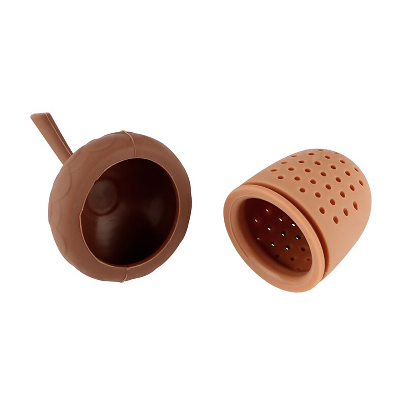 Silicone Non-toxic Tea Infuser Kitchen Accessories Mini Tea Strainer Tea Leak Pinecone