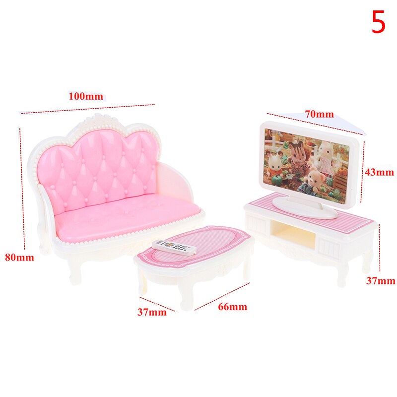 1:12 Miniature Furniture Toys Dolls Kids Baby Room Play Toy Forest Animal Family DIY Miniatura Dollhouse Furniture For kids: A5