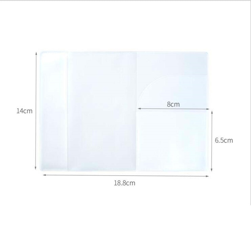 Porte-passeport Transparent en PVC, accessoires de voyage, étui pour cartes d&#39;identité, pour femmes, porte-cartes de crédit