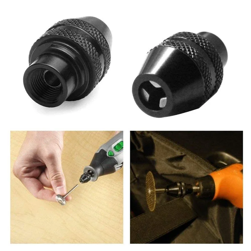 Mandril Universal sin llave de cambio rápido múltiple, repuesto de mandril Universal para herramientas rotativas Dremel 4486 3000 4000 7700 8200, 1/2/3 Uds.