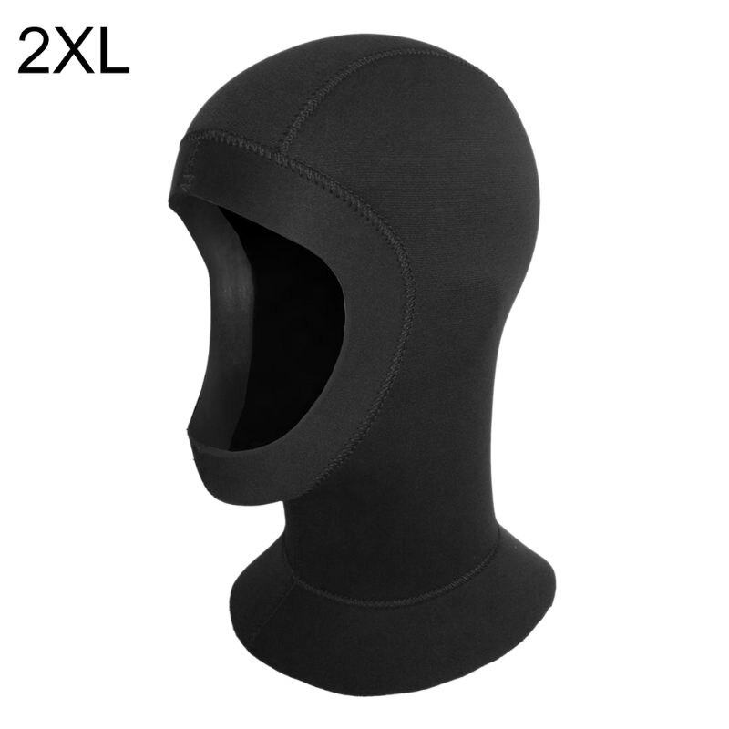 Scuba Duiken Kap 5Mm Neopreen Duiken Cap Kappen Dive Sport Cap Waterdichte Warme Muts Snorkelen Wetsuit Helm: 2XL