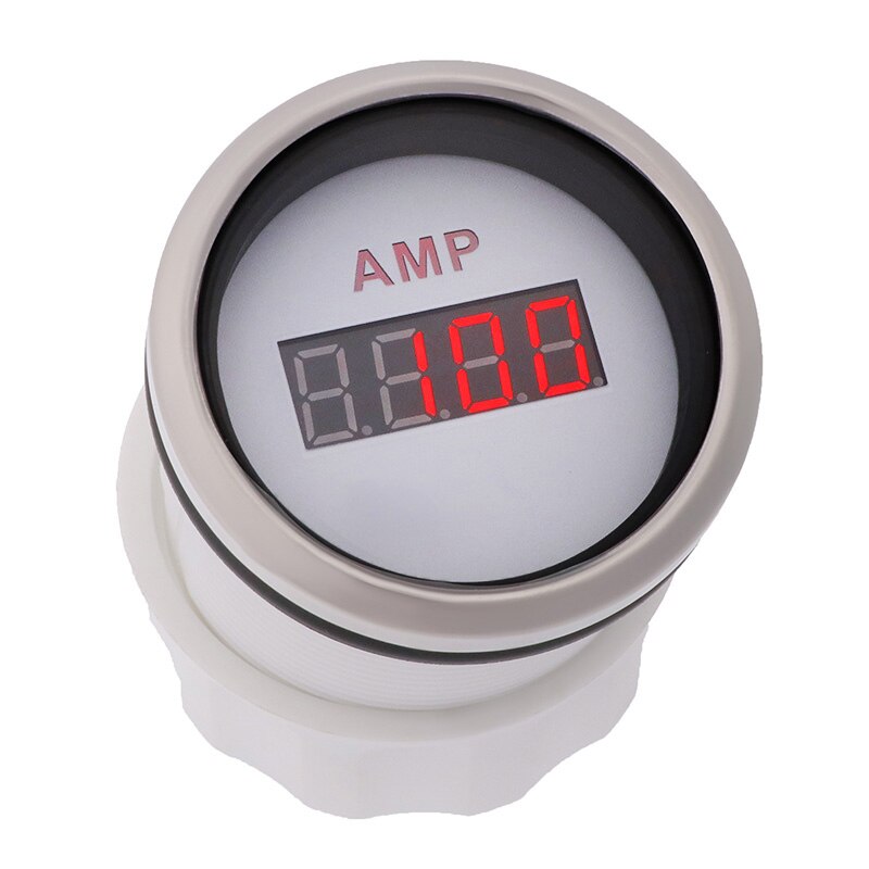 52MM Digital AMP Amperemeter Gauge Universal 100A Marine Ammeter Waterproof IP67 Fit For Car Boat Motorcycle Marine