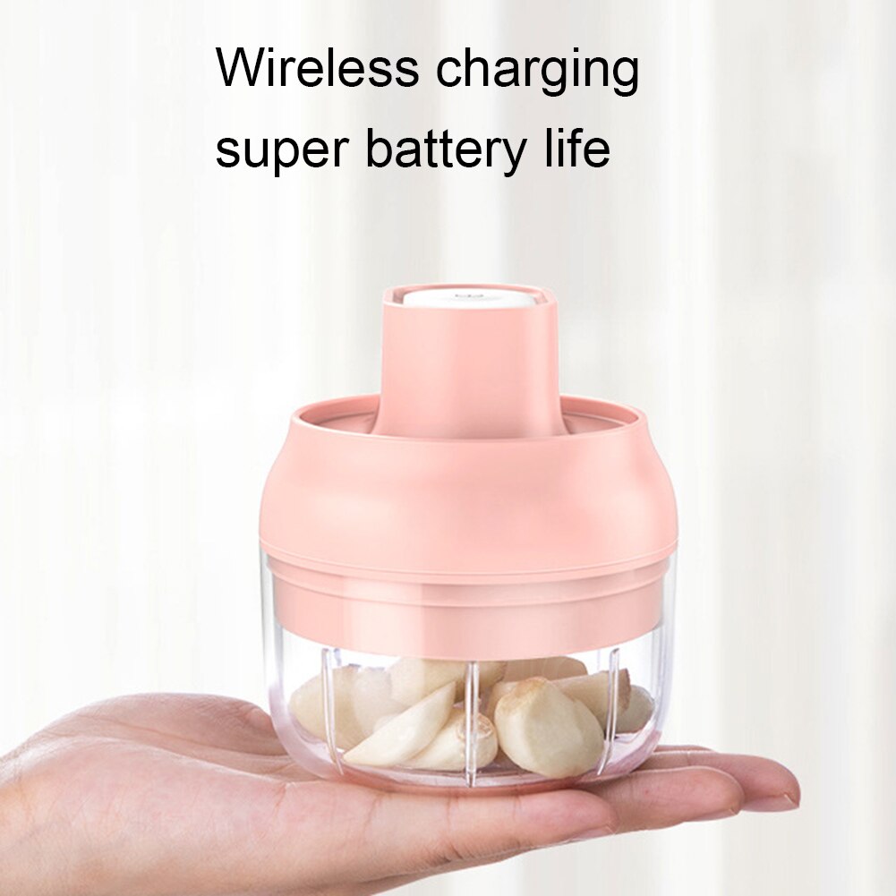 Electric Food Crusher Processor Mixer Pepper Garlic Seasoning Grinder Nut Meat Grinding Kitchen Masher Utensils Home Items