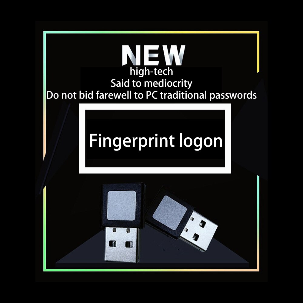 Mini USB Fingerprint Logon Laptop Desktop Computer Password Identification Unlock Computer Automatic Fingerprint Boot