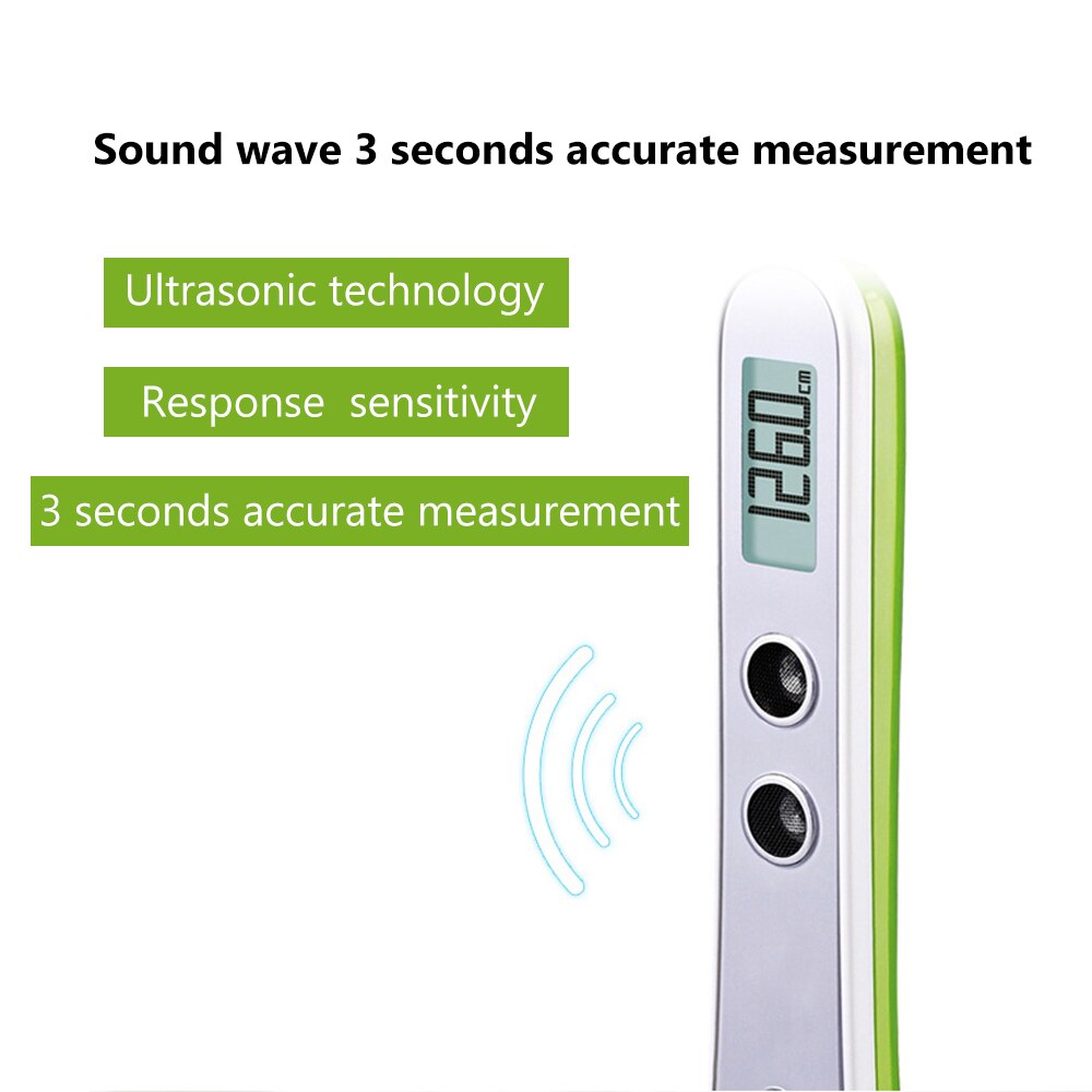 Digital Ultrasonic Height Measuring Ruler, Adult And Child Hand-Held Quasi Height Measuring Device, Fast Height Measuring Device