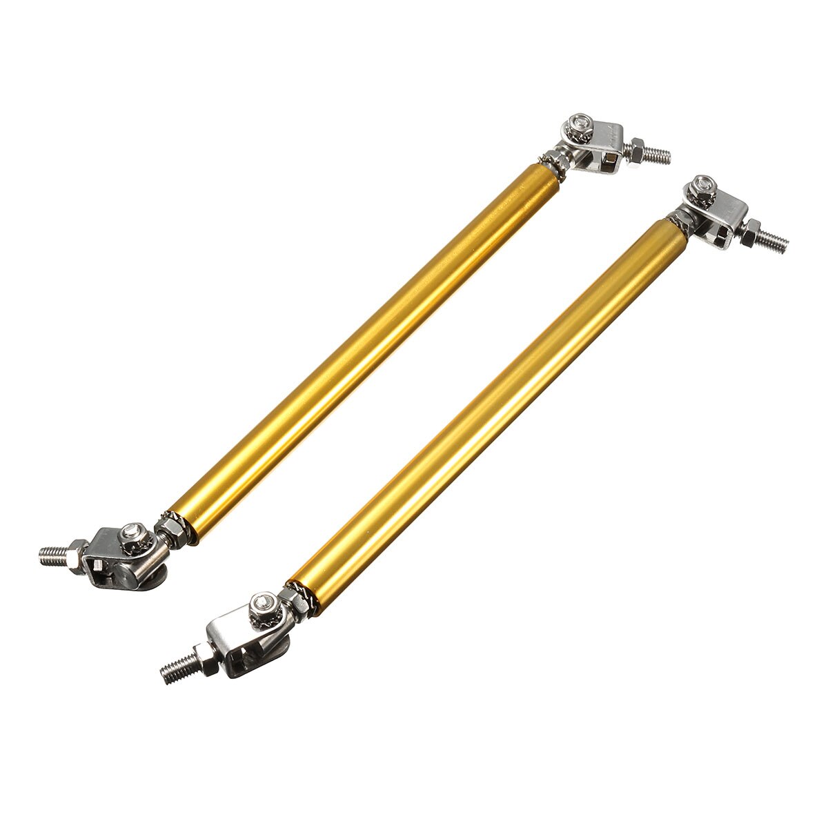 2 stk universal bil foran bagkofanger beskytter splitter stang støtte justerbar: Guld