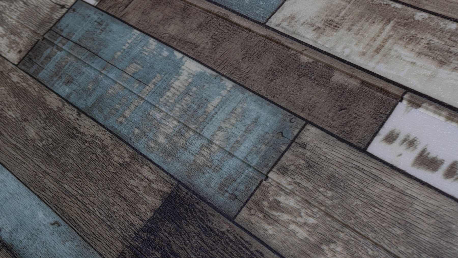 10 pcs Self-adhesive wall panel vintage hardwood