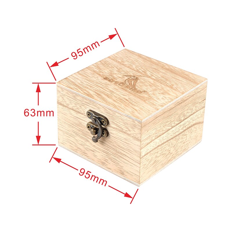 BOBO BIRD Bamboo Wooden Box for Watch Jewellery BoxesTop Square Jewelry Set Storage case