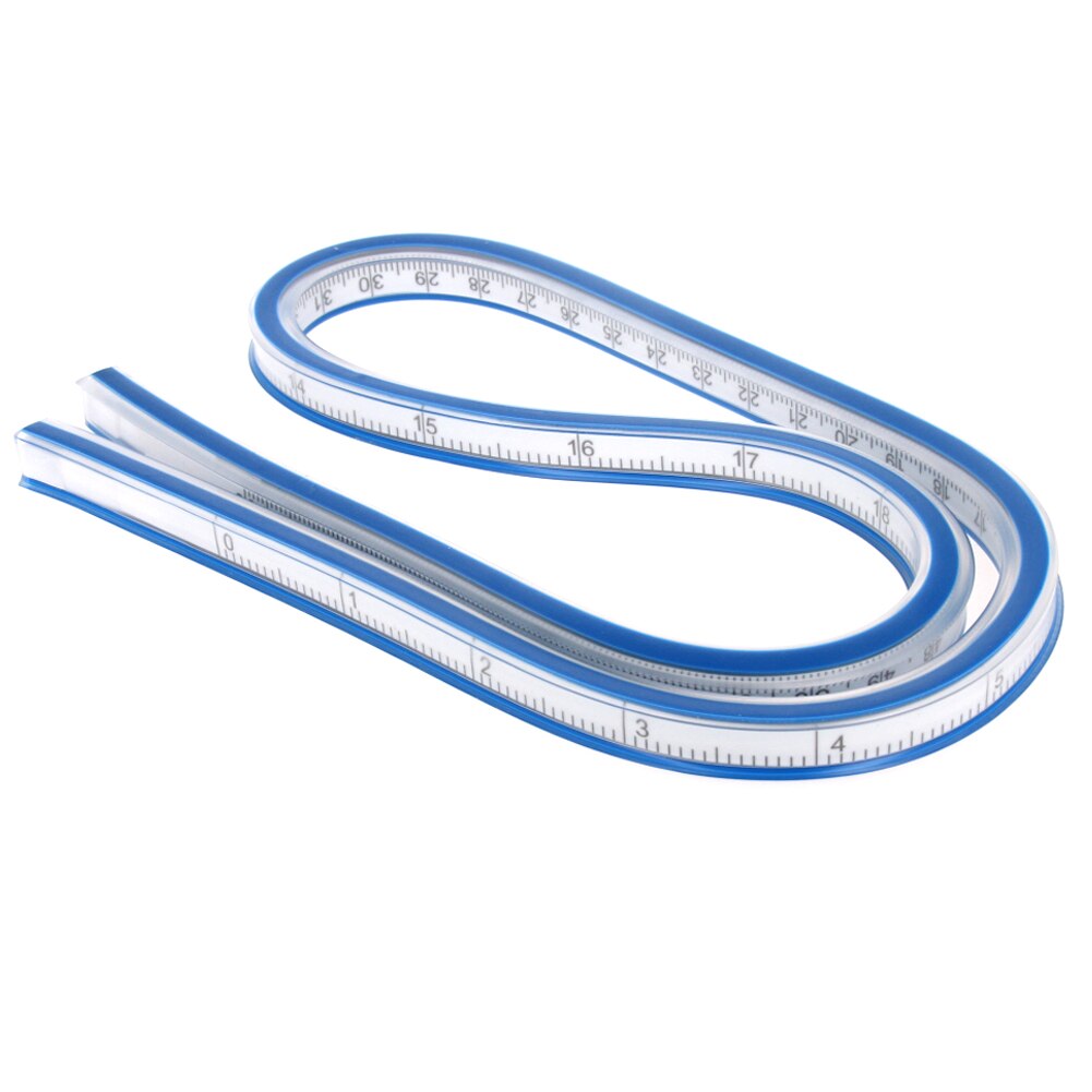 Utoolmart 1PC Measuring tool measuring tape measure soft metal tape Multi-Function measure 30/50/60cm Flexible Curve Ruler