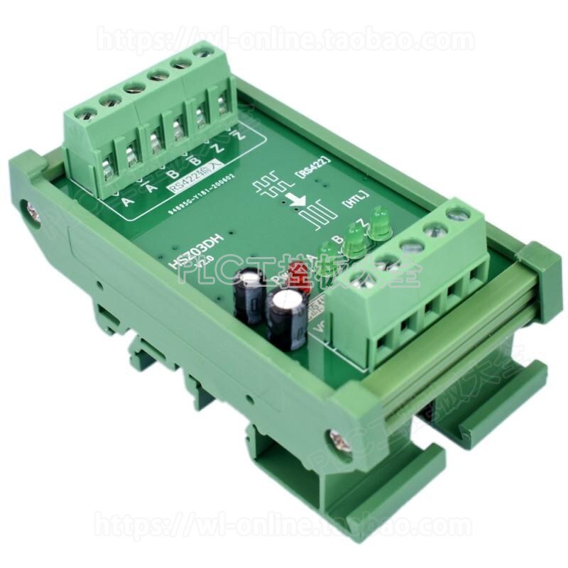 Encoder ABZ Differential to Collector PLC High-speed Counting Module, RS422 to HTL, Photoelectric Isolation