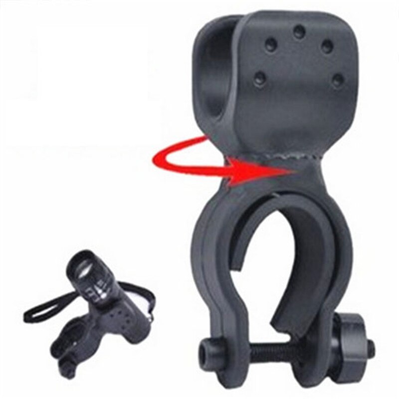 thumbnail image 2 of New 360° Swivel Bicycle Bike Mount Holder Clip Clamp For Led Flashlight Torch US 2 of 13