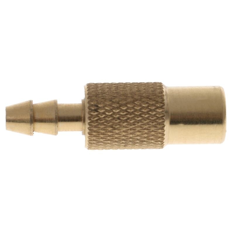 1pc 6mm mässing hjul däck luftchuck uppblåsningspump ventilklämma klämkontakt adapter för biltillbehör